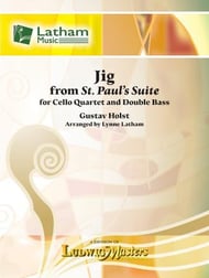 Jig from St. Paul's Suite Cello Quartet with Double Bass cover Thumbnail